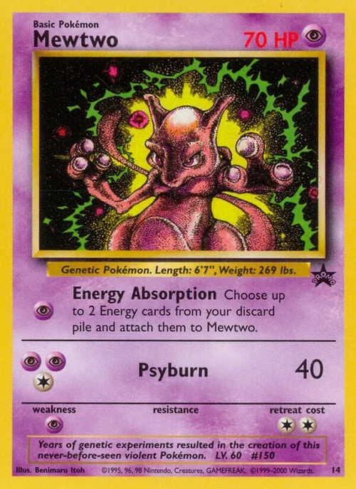 Mewtwo — Wizards Black Star Promos