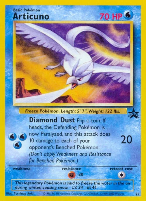 Articuno — Wizards Black Star Promos