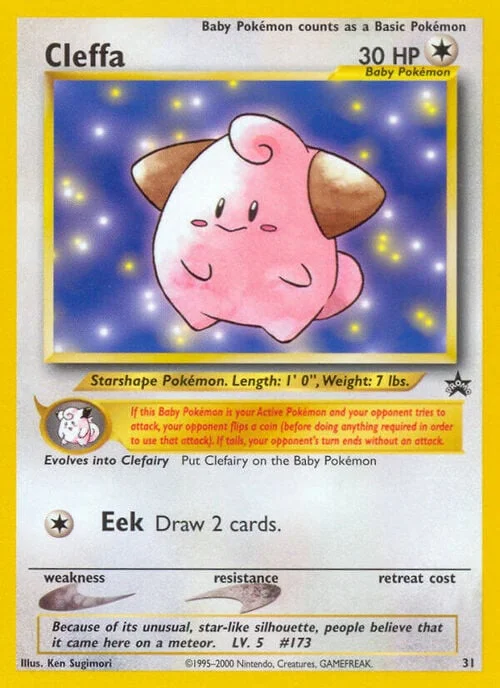 Cleffa — Wizards Black Star Promos