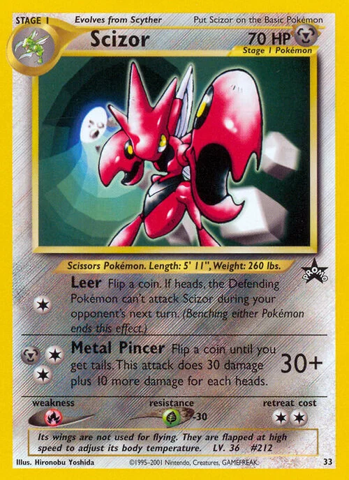 Scizor — Wizards Black Star Promos