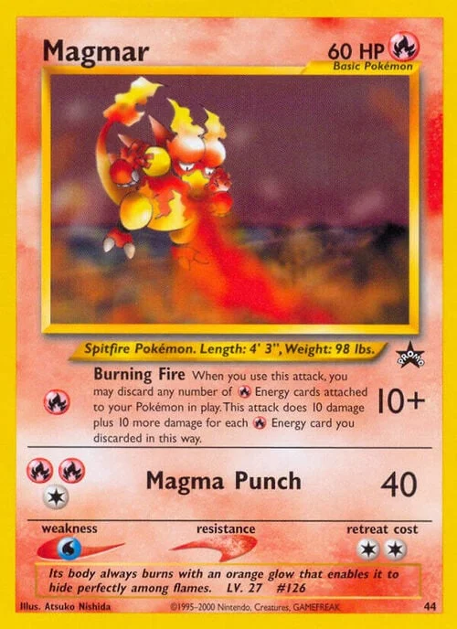 Magmar — Wizards Black Star Promos