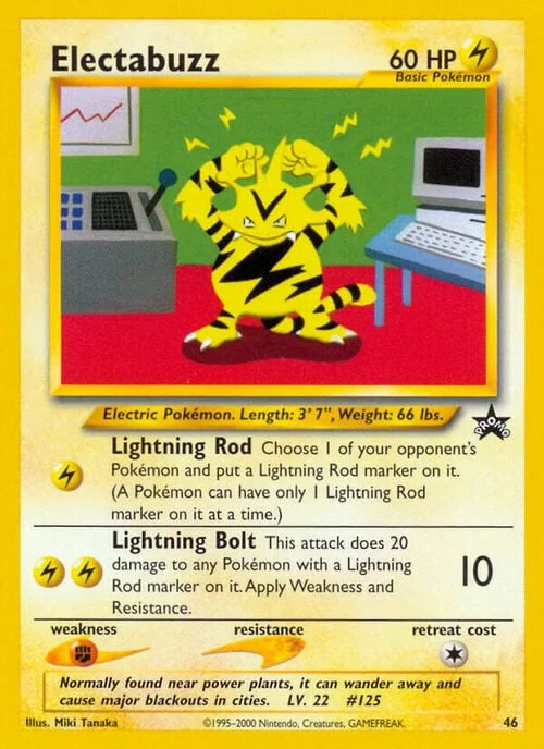 Electabuzz — Wizards Black Star Promos