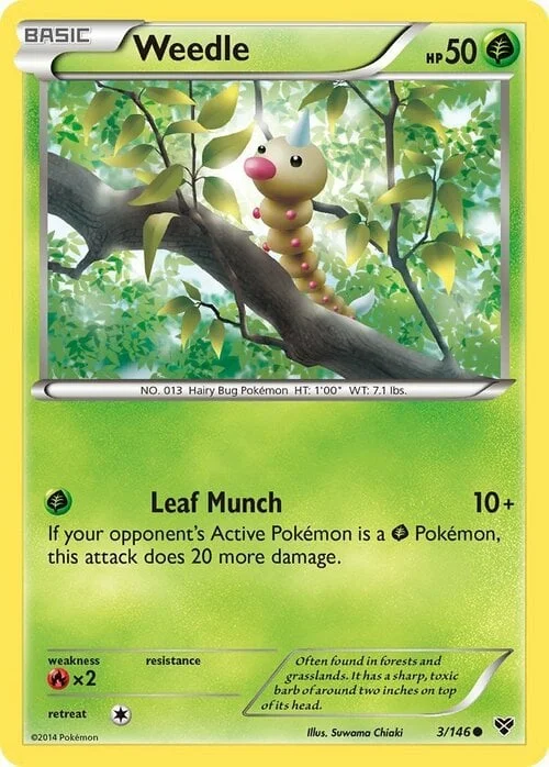 Weedle — XY