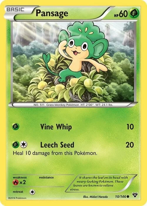 Pansage — XY