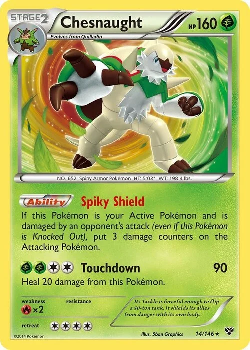 Chesnaught — XY