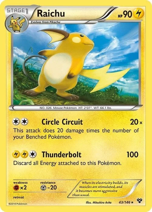 Raichu — XY
