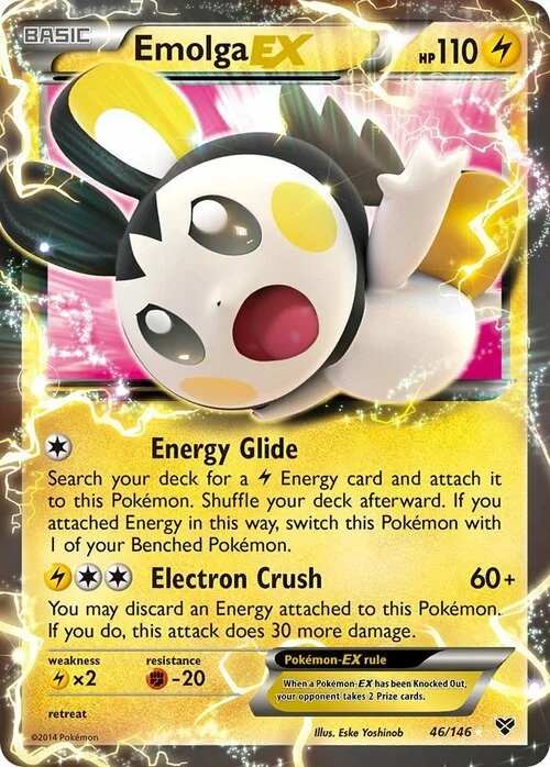 Emolga EX — XY