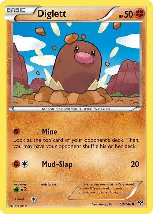 Diglett — XY