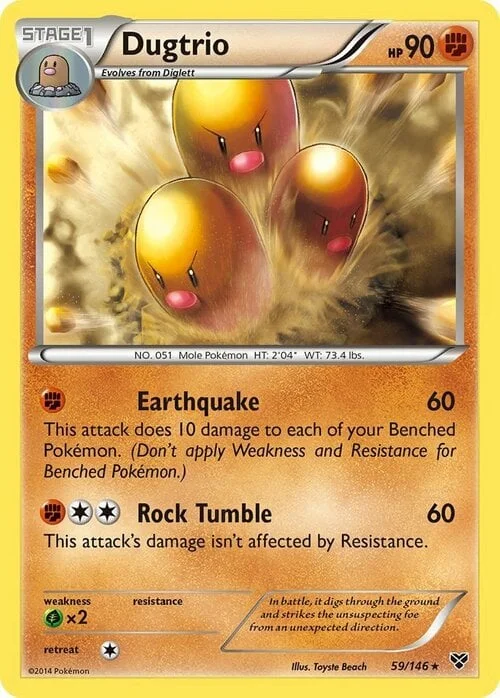 Dugtrio — XY