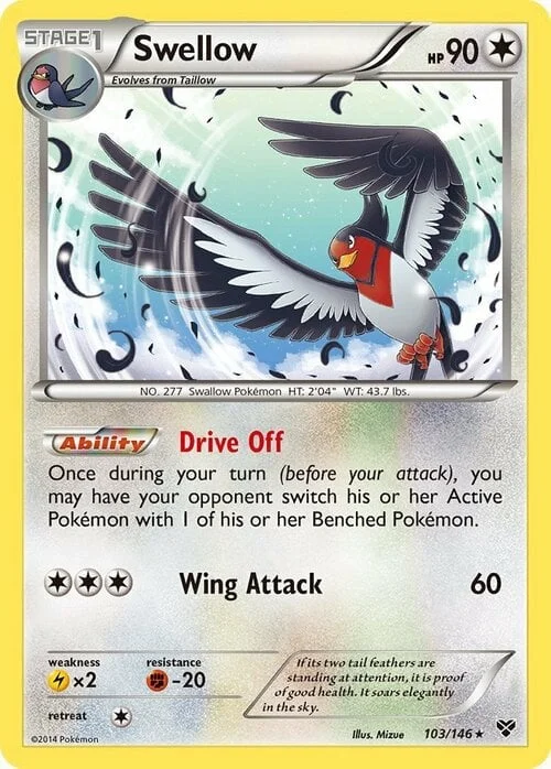 Swellow — XY