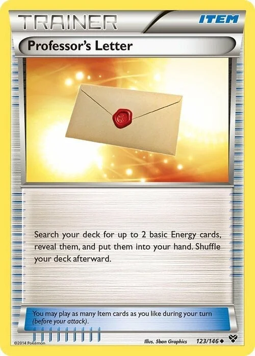 Professor's Letter — XY