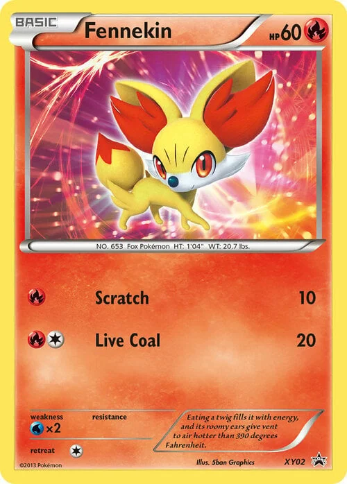 Fennekin — XY Black Star Promos
