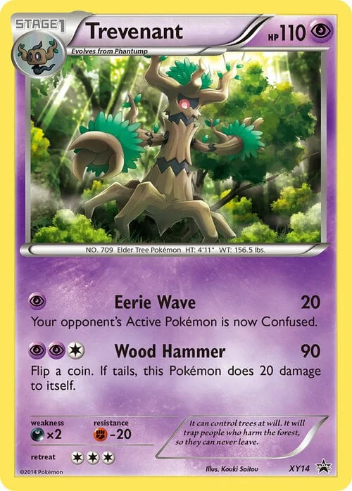 Trevenant — XY Black Star Promos