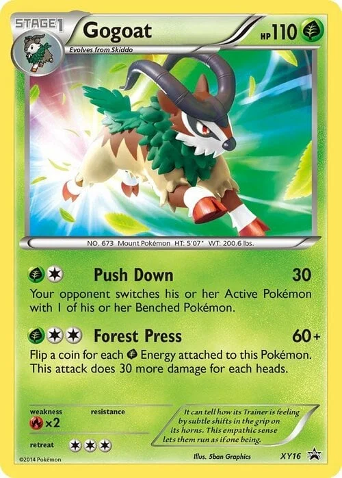 Gogoat — XY Black Star Promos