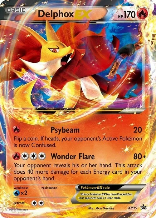 Delphox EX — XY Black Star Promos