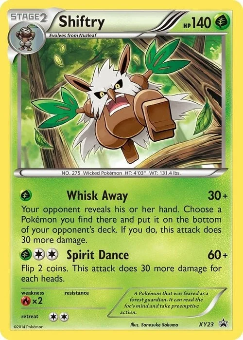 Shiftry — XY Black Star Promos