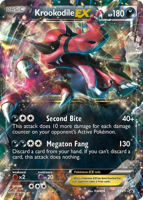 Krookodile EX — XY Black Star Promos