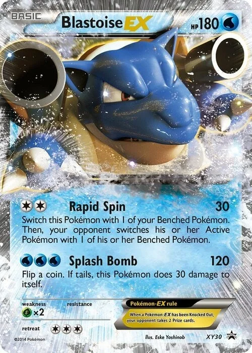 Blastoise EX — XY Black Star Promos