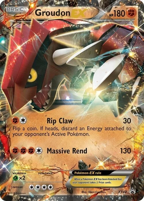 Groudon EX — XY Black Star Promos