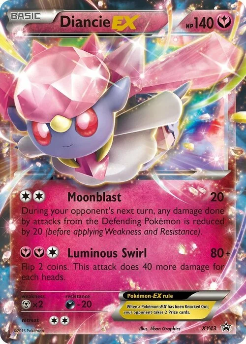 Diancie EX — XY Black Star Promos