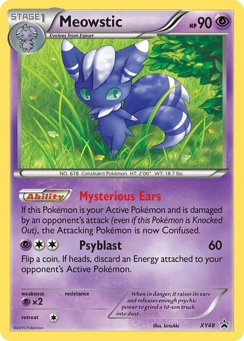 Meowstic — XY Black Star Promos