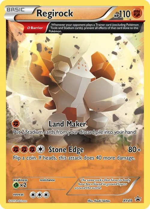 Regirock — XY Black Star Promos