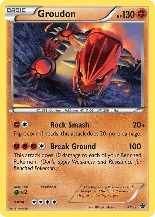 Groudon — XY Black Star Promos