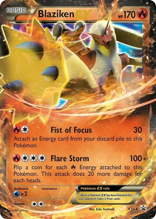Blaziken EX — XY Black Star Promos