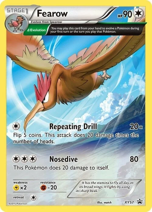 Fearow — XY Black Star Promos