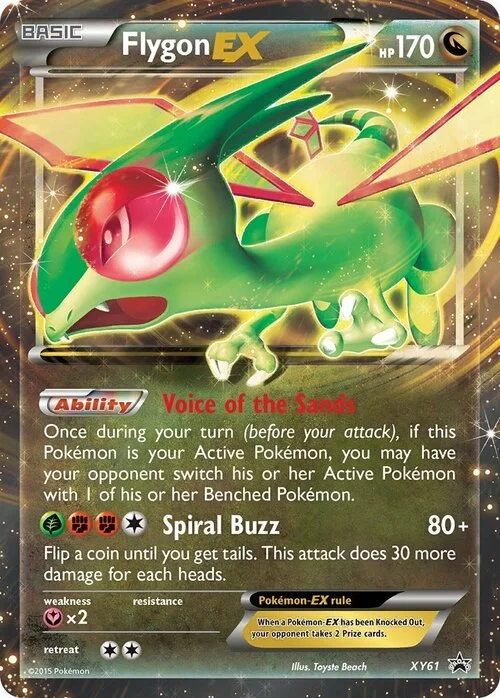 Flygon EX — XY Black Star Promos