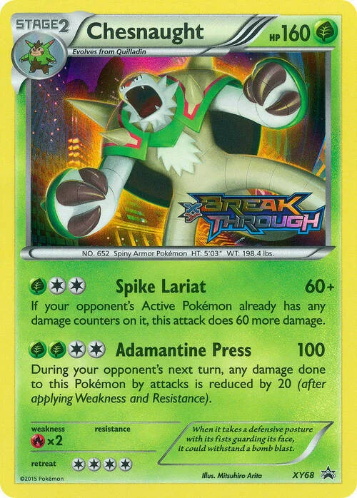 Chesnaught — XY Black Star Promos