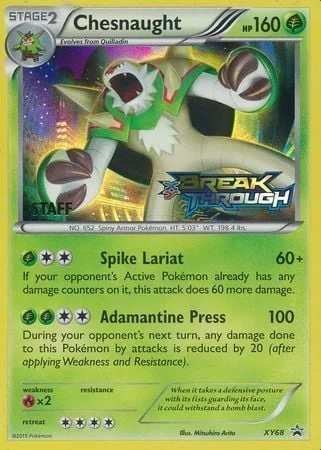 Chesnaught — XY Black Star Promos