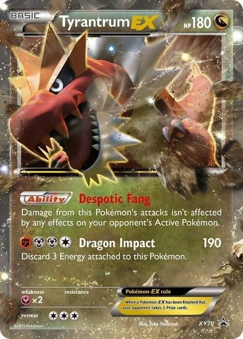 Tyrantrum EX — XY Black Star Promos