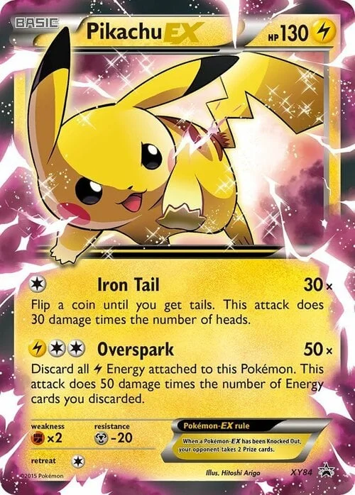 Pikachu EX — XY Black Star Promos
