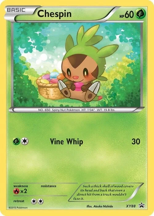 Chespin — XY Black Star Promos