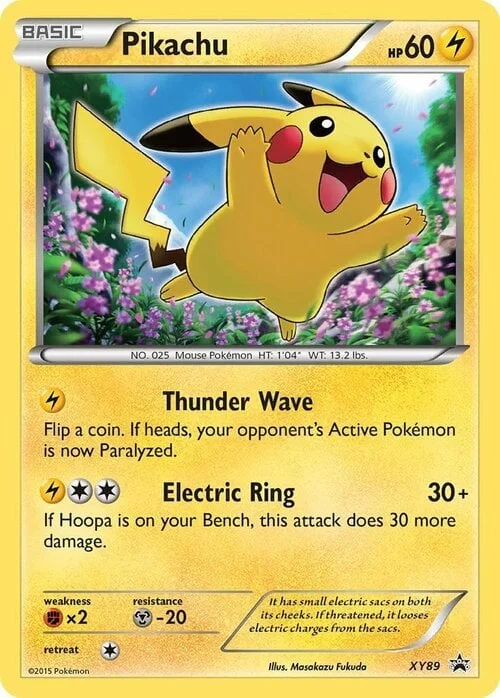 Pikachu — XY Black Star Promos