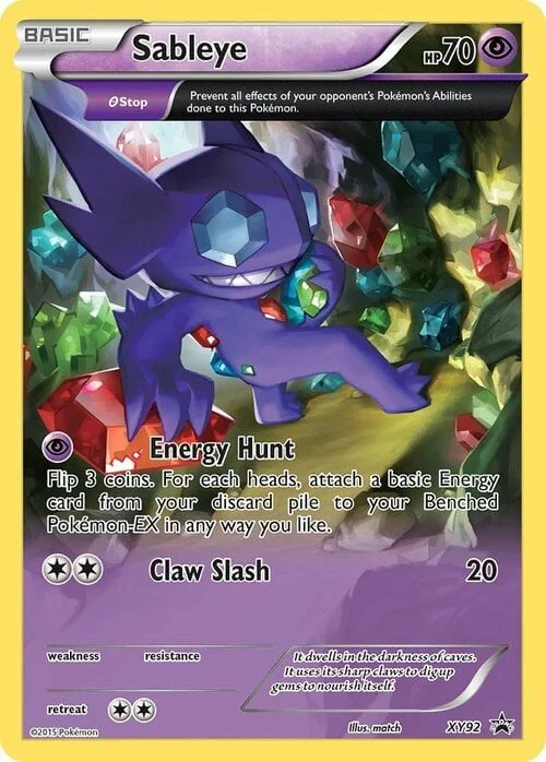Sableye — XY Black Star Promos