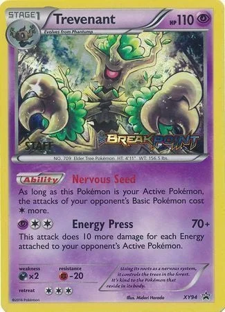 Trevenant — XY Black Star Promos