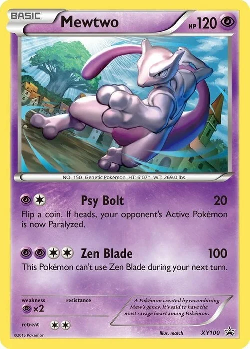 Mewtwo — XY Black Star Promos