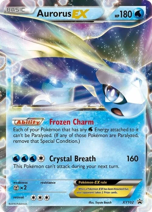 Aurorus EX — XY Black Star Promos