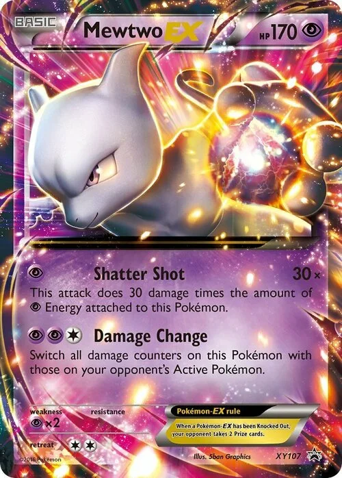 Mewtwo ex — XY Black Star Promos