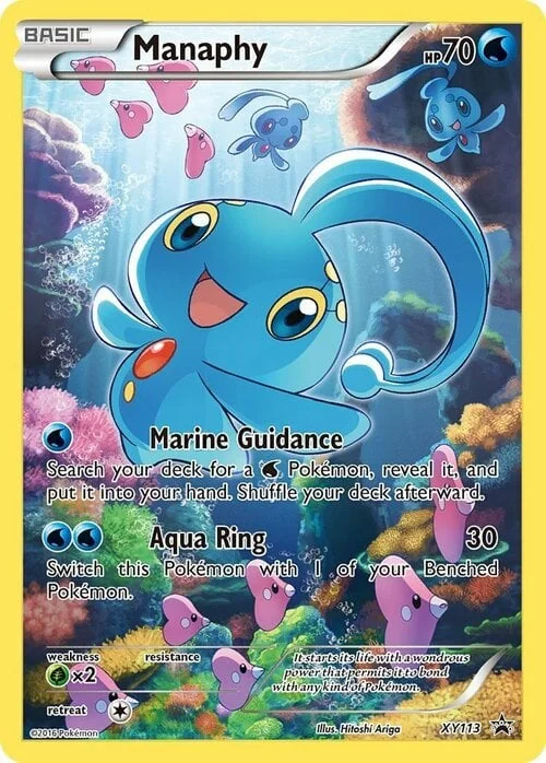 Manaphy — XY Black Star Promos