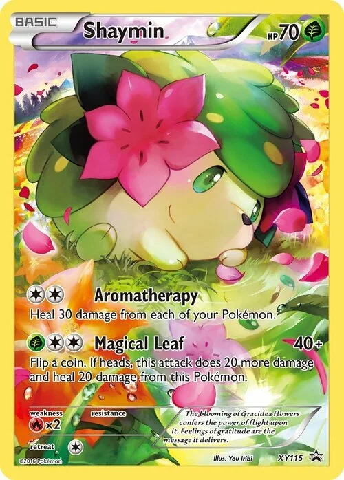 Shaymin — XY Black Star Promos