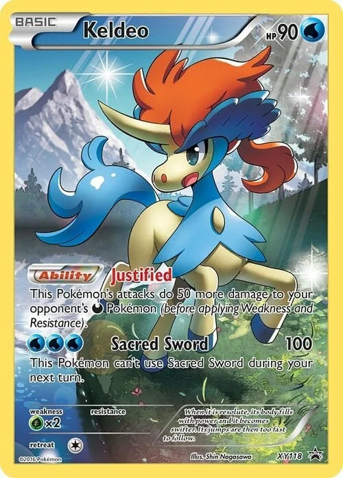 Keldeo — XY Black Star Promos