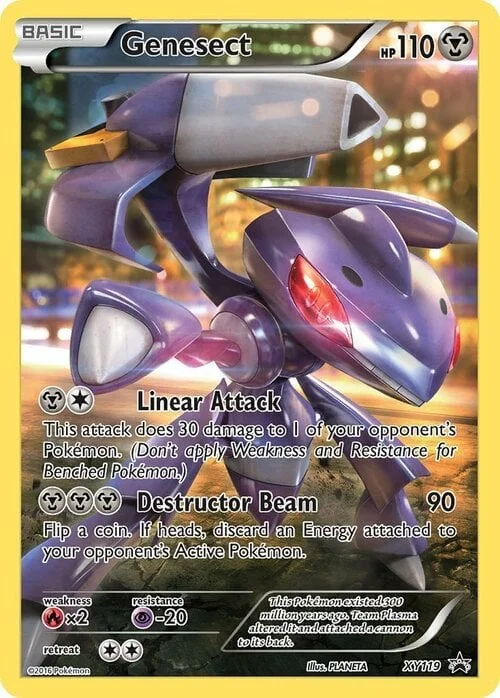 Genesect — XY Black Star Promos