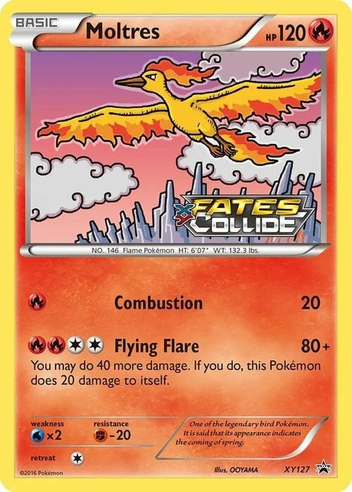 Moltres — XY Black Star Promos