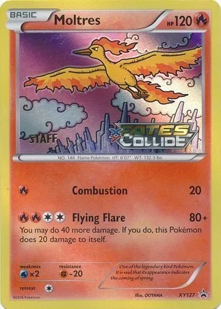 Moltres — XY Black Star Promos