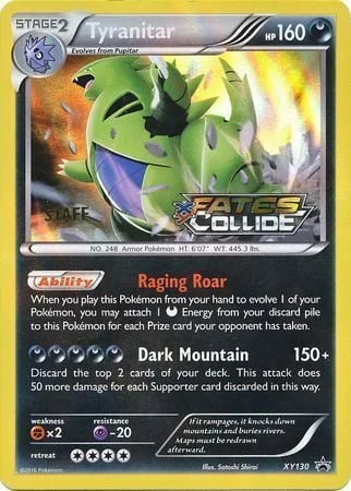 Tyranitar — XY Black Star Promos