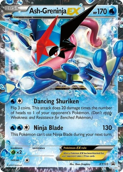 Ash-Greninja EX — XY Black Star Promos