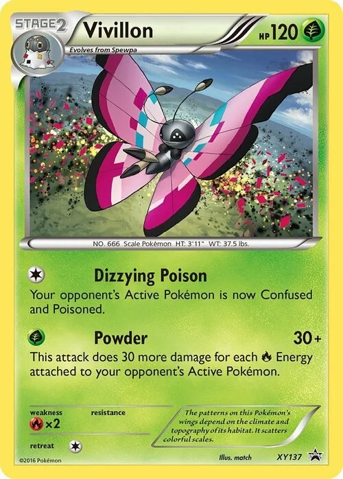Vivillon — XY Black Star Promos